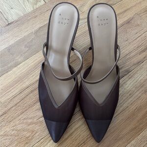 Target Sonia Mesh Mule Heels